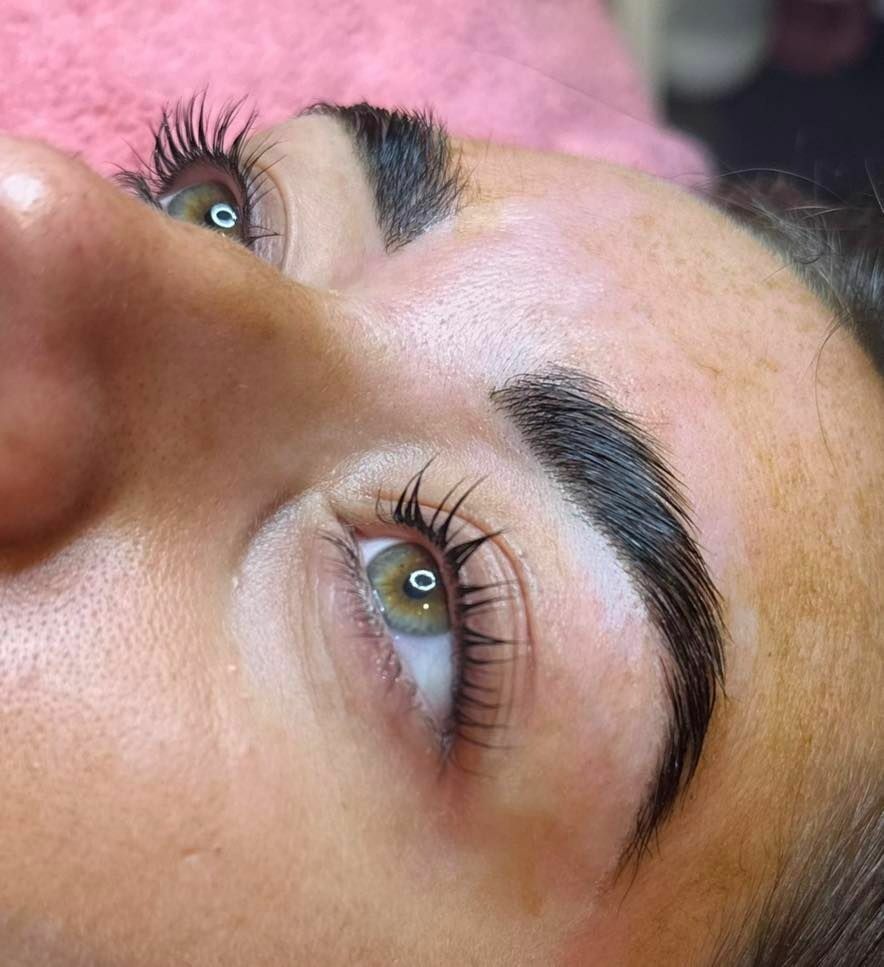 Brow and lash treatment at Glow Nails and Beauty